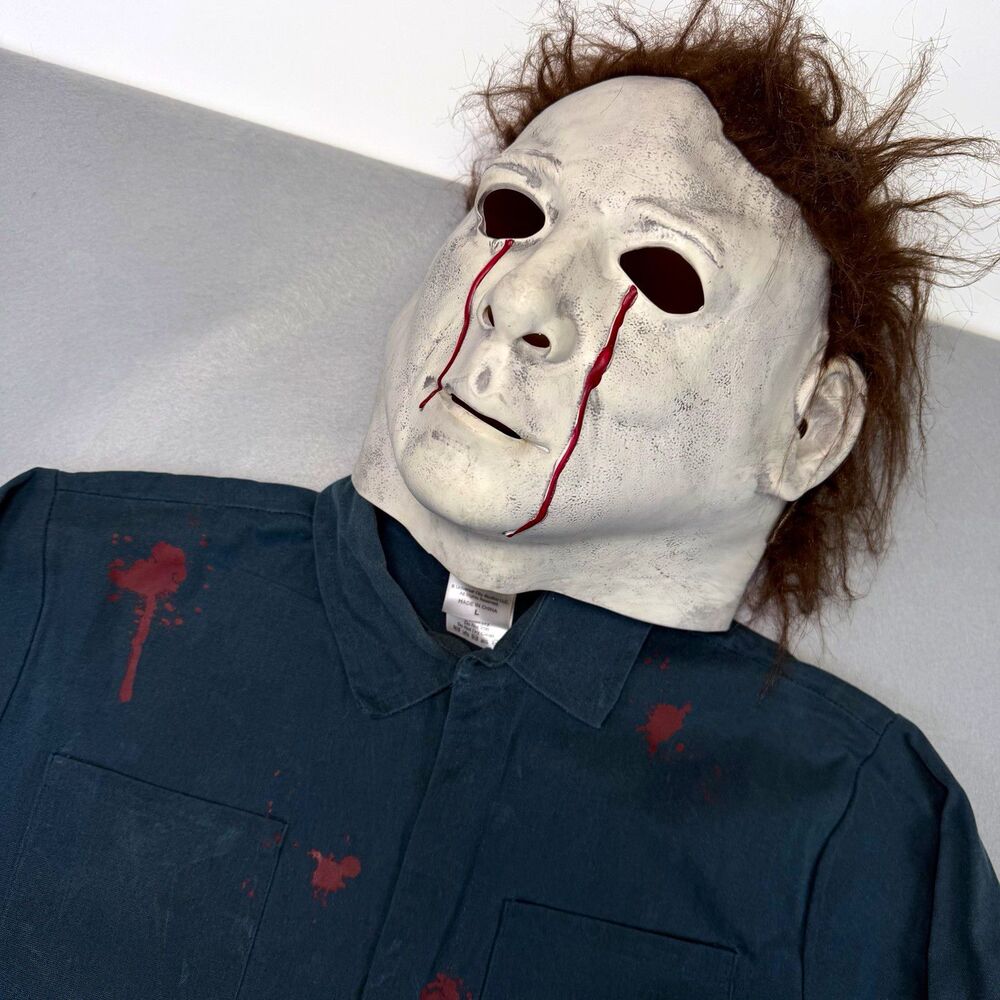 Halloween II Michael Myers Deluxe Costume Child Large 12-14 Mask Knife Spirit